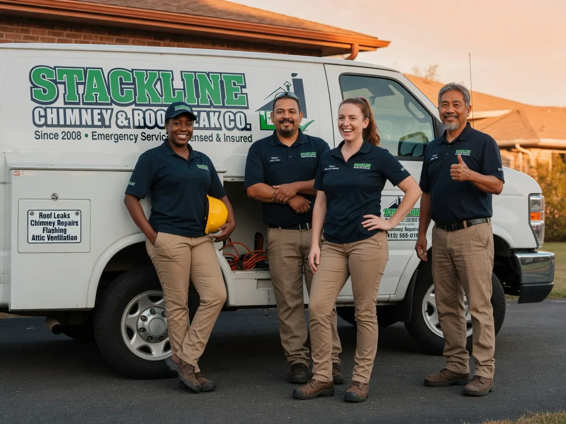 Chimney flashing repair company in Morris, IL
